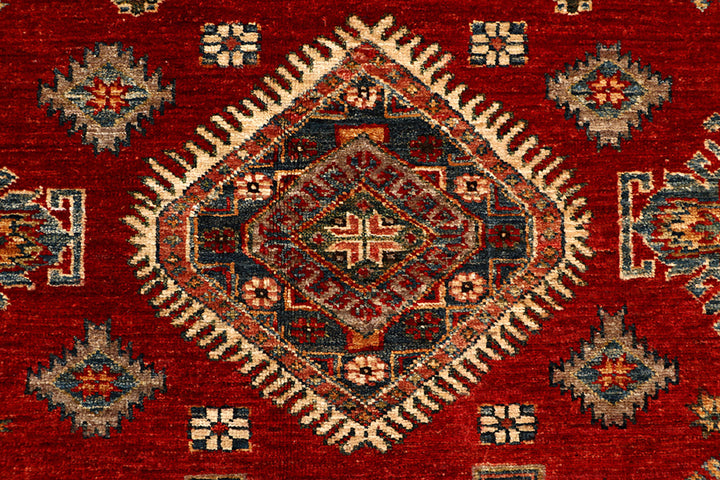 Dark Red Kazak 6' 7 x 9' 1 - No. 68705 - ALRUG Rug Store
