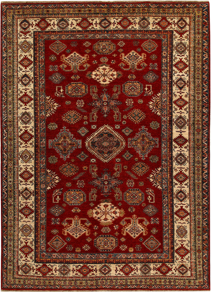 Dark Red Kazak 6' 7 x 9' 1 - No. 68705 - ALRUG Rug Store