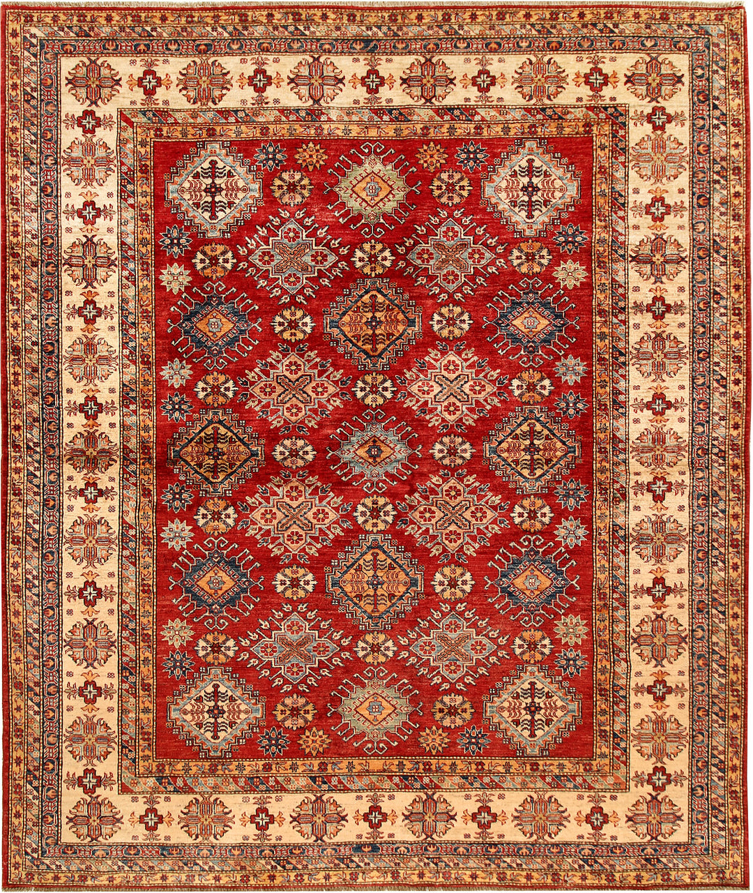 Firebrick Kazak 8' 2 x 9' 8 - No. 68706 - ALRUG Rug Store
