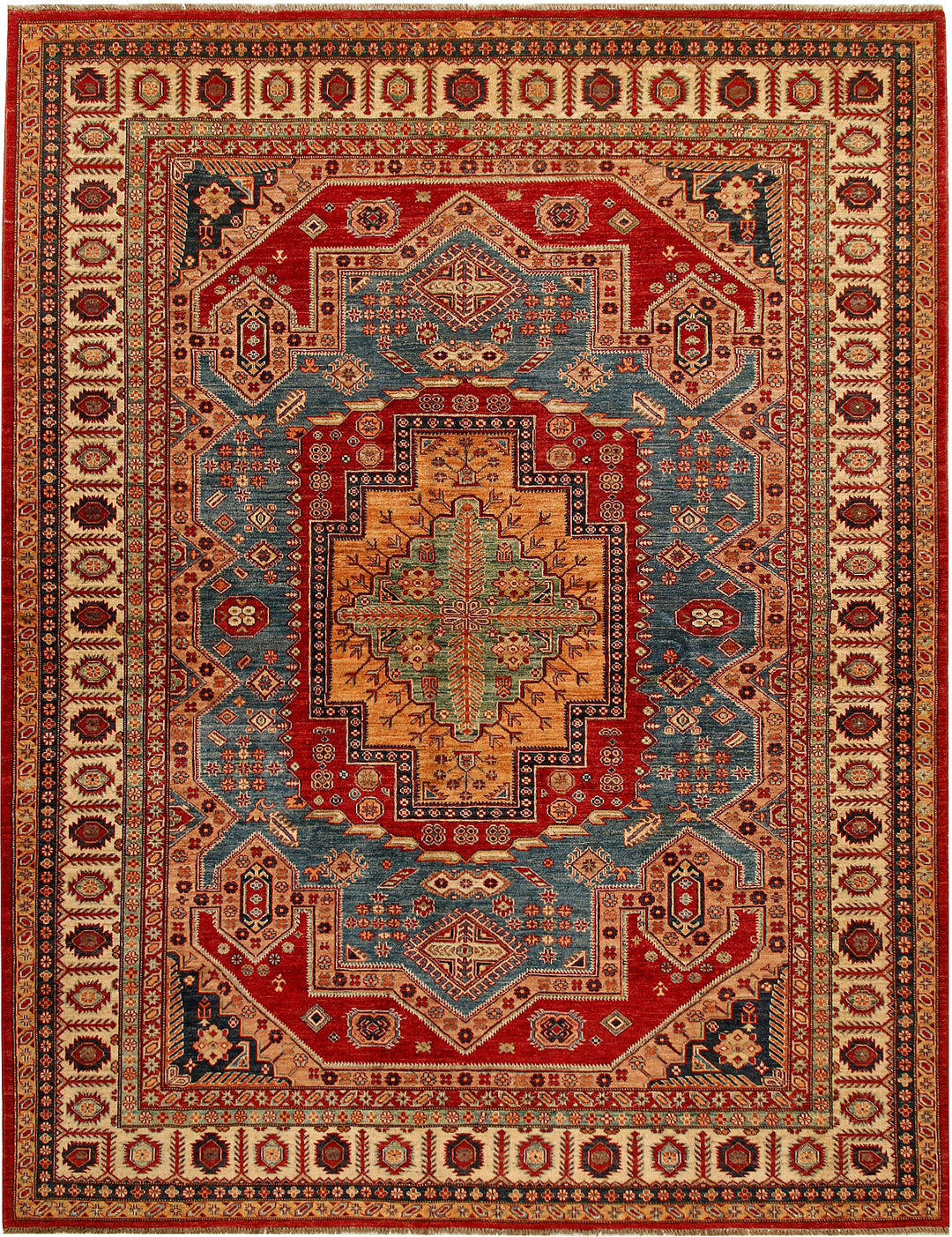 Multi Colored Kazak 8' 4 x 10' 4 - No. 68708 - ALRUG Rug Store