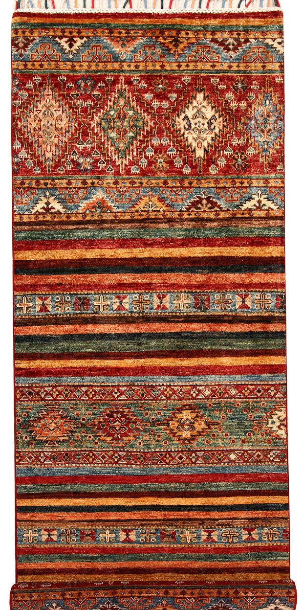 Multi Colored Kazak 2' 9 x 8' - No. 68709 - ALRUG Rug Store