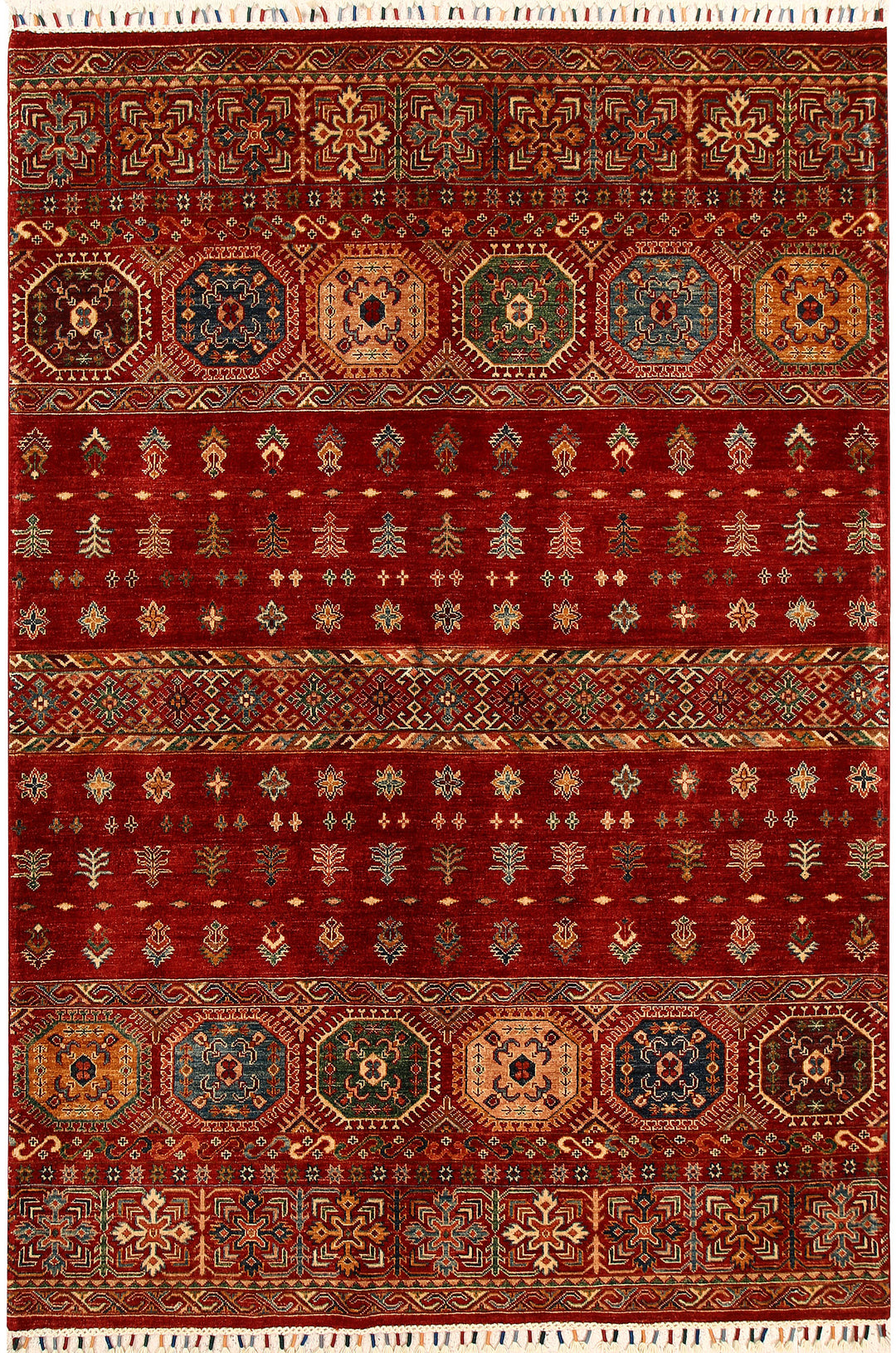 Firebrick Kazak 5' 7 x 8' 2 - No. 68715 - ALRUG Rug Store