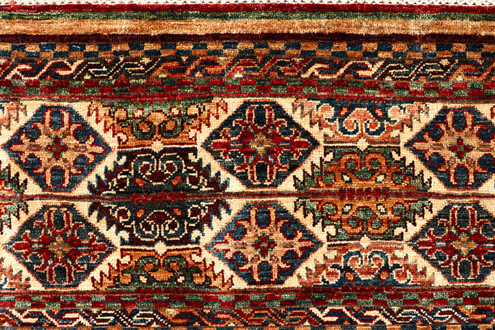 Multi Colored Kazak 5' x 6' 7 - No. 68720 - ALRUG Rug Store