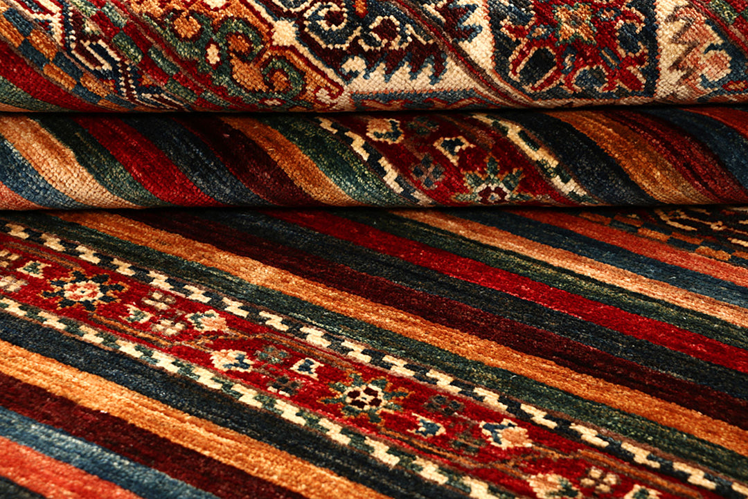 Multi Colored Kazak 5' x 6' 7 - No. 68720 - ALRUG Rug Store