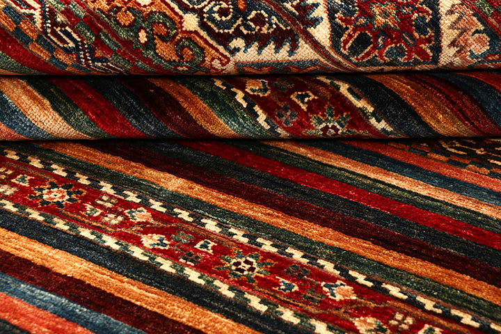 Multi Colored Kazak 5' x 6' 7 - No. 68720 - ALRUG Rug Store