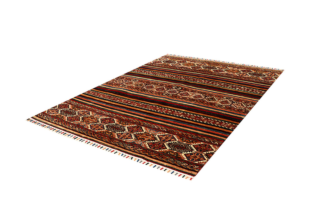 Multi Colored Kazak 5' x 6' 7 - No. 68720 - ALRUG Rug Store