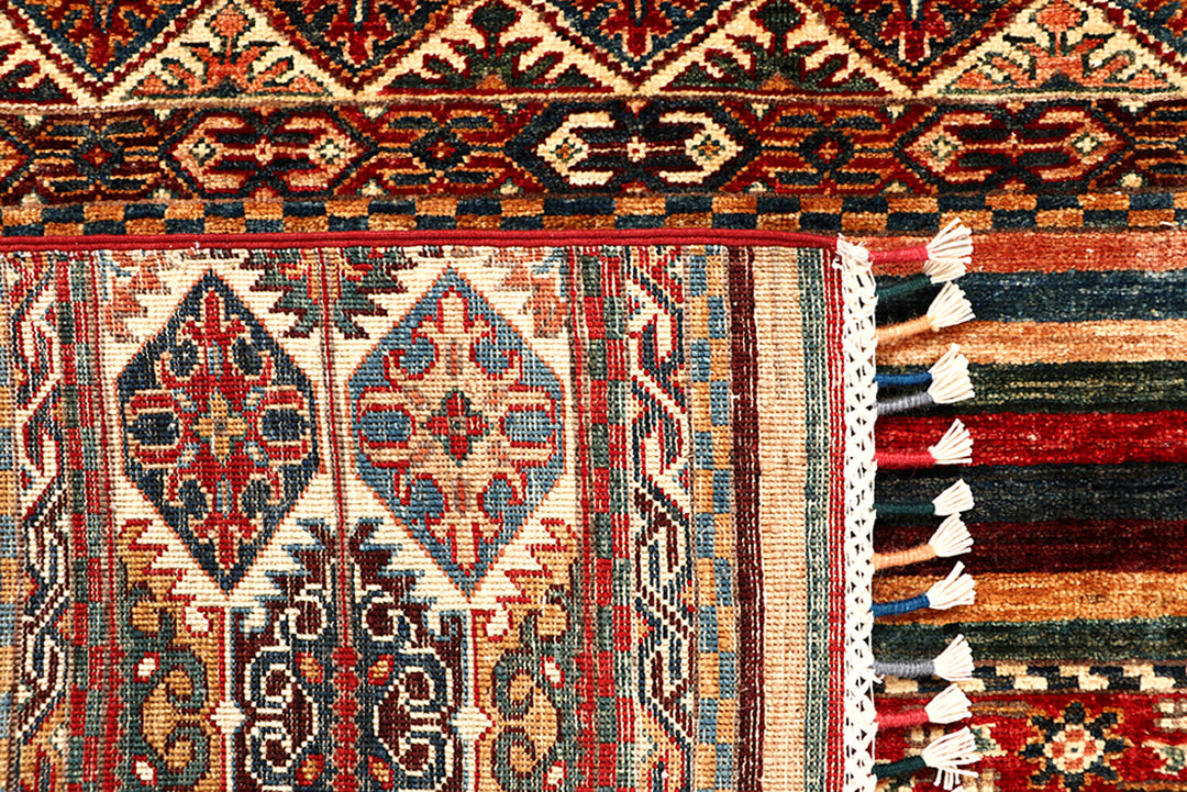 Multi Colored Kazak 5' x 6' 7 - No. 68720 - ALRUG Rug Store