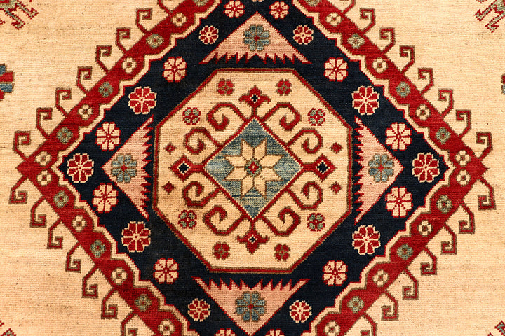 Navajo White Kazak 8' 6 x 11' 3 - No. 68721 - ALRUG Rug Store