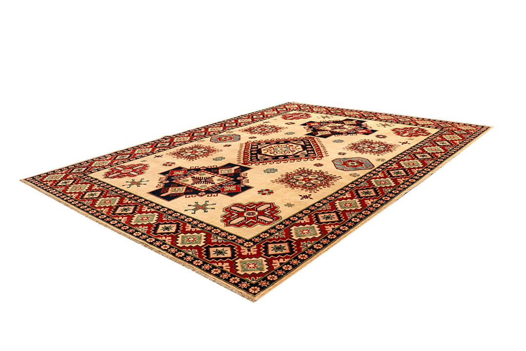 Navajo White Kazak 8' 6 x 11' 3 - No. 68721 - ALRUG Rug Store
