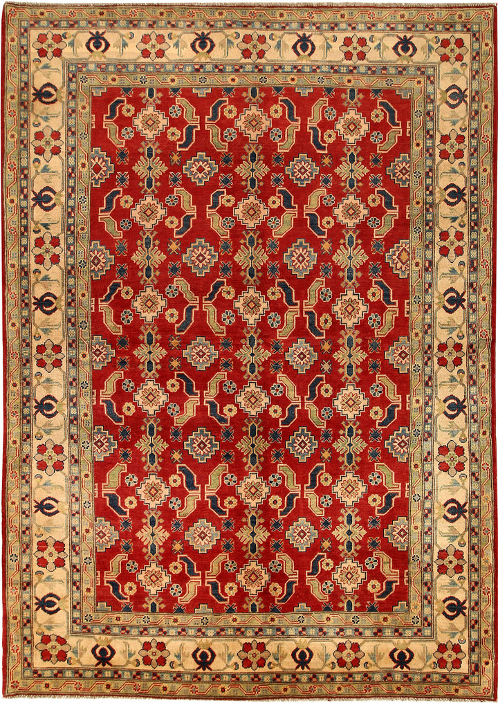 Firebrick Kazak 6' 6 x 9' 5 - No. 68723 - ALRUG Rug Store