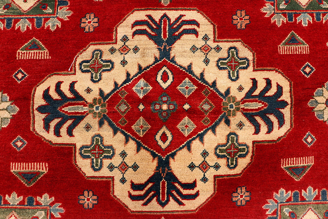 Firebrick Kazak 6' 6 x 9' 2 - No. 68724 - ALRUG Rug Store