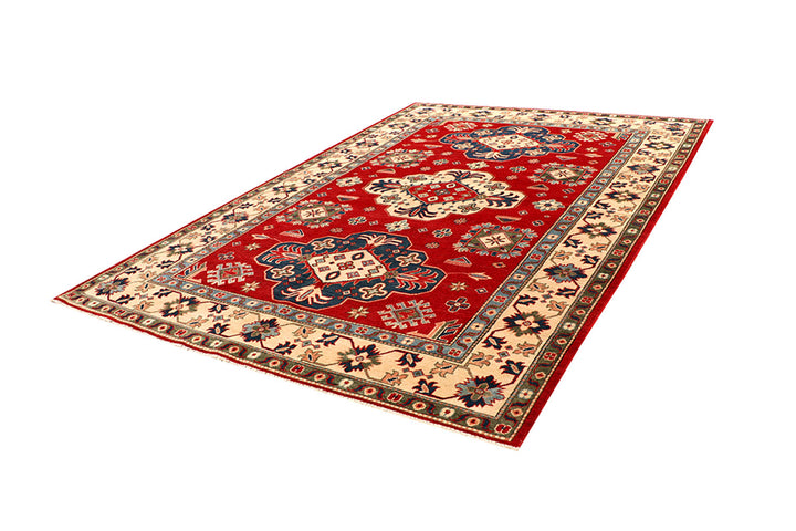 Firebrick Kazak 6' 6 x 9' 2 - No. 68724 - ALRUG Rug Store