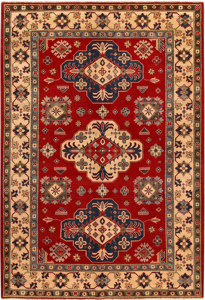 Firebrick Kazak 6' 6 x 9' 2 - No. 68724 - ALRUG Rug Store