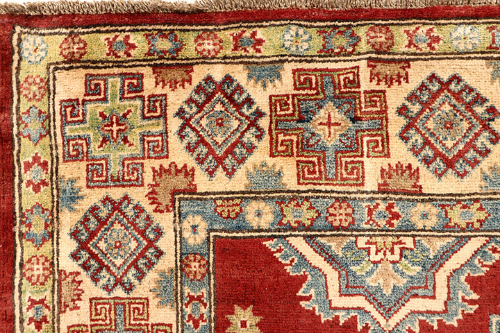 Firebrick Kazak 5' 1 x 6' 6 - No. 68726 - ALRUG Rug Store
