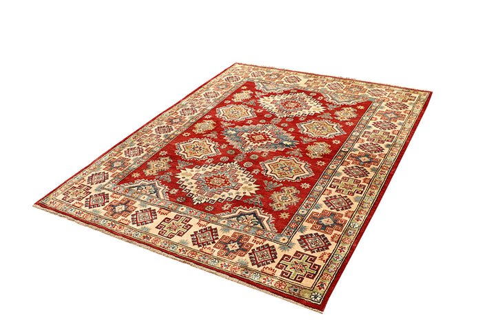 Firebrick Kazak 5' 1 x 6' 6 - No. 68726 - ALRUG Rug Store
