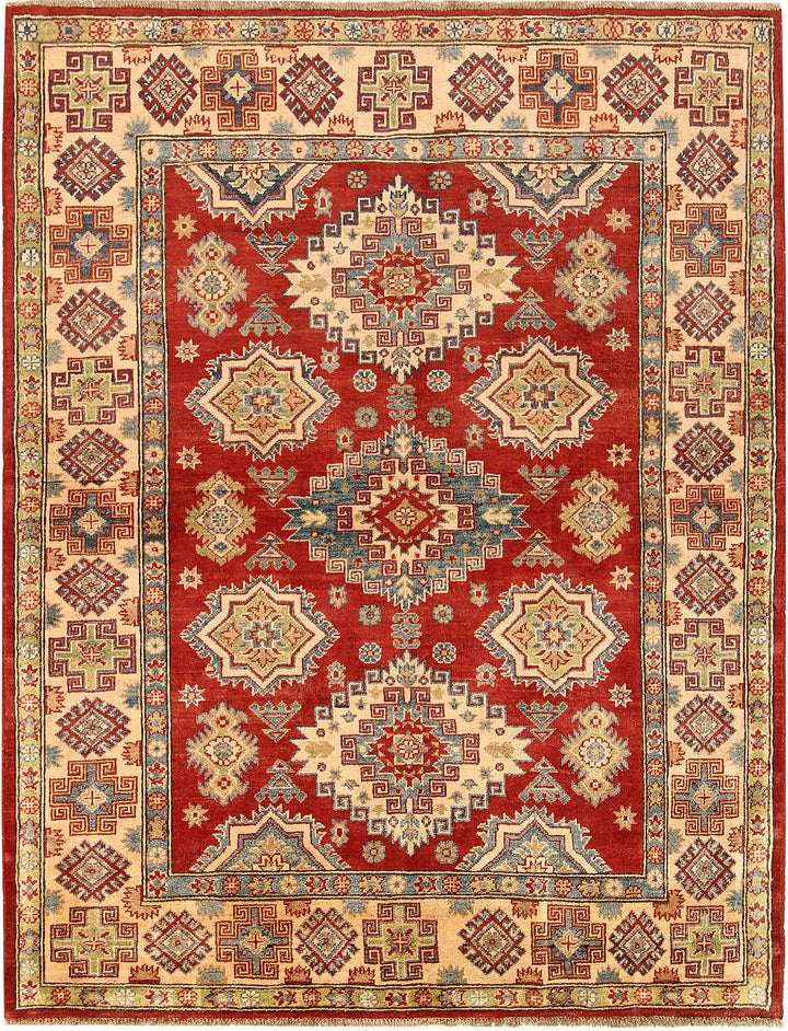 Firebrick Kazak 5' 1 x 6' 6 - No. 68726 - ALRUG Rug Store