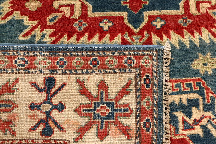 Cadet Blue Kazak 4' 10 x 6' 6 - No. 68727 - ALRUG Rug Store