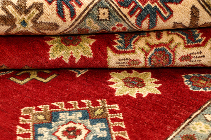 Dark Red Kazak 4' 11 x 6' 4 - No. 68728 - ALRUG Rug Store