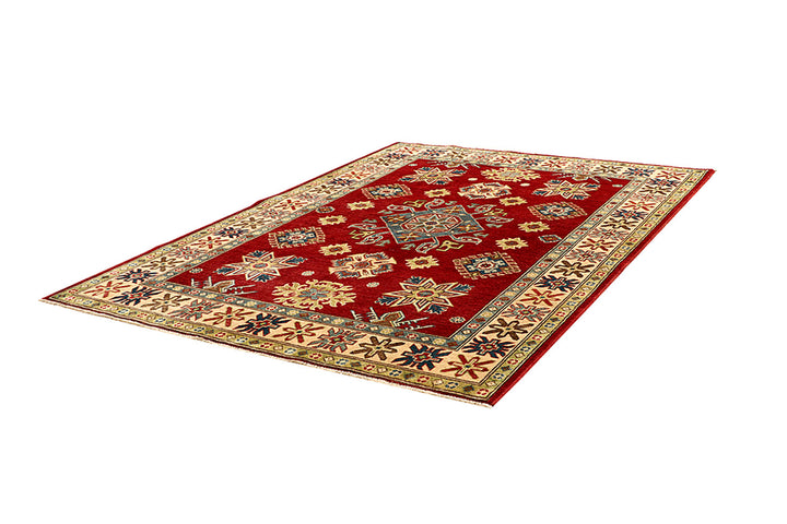 Dark Red Kazak 4' 11 x 6' 4 - No. 68728 - ALRUG Rug Store