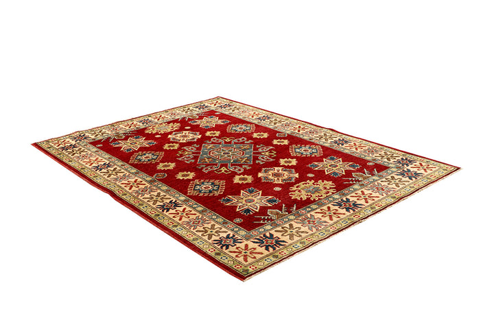 Dark Red Kazak 4' 11 x 6' 4 - No. 68728 - ALRUG Rug Store