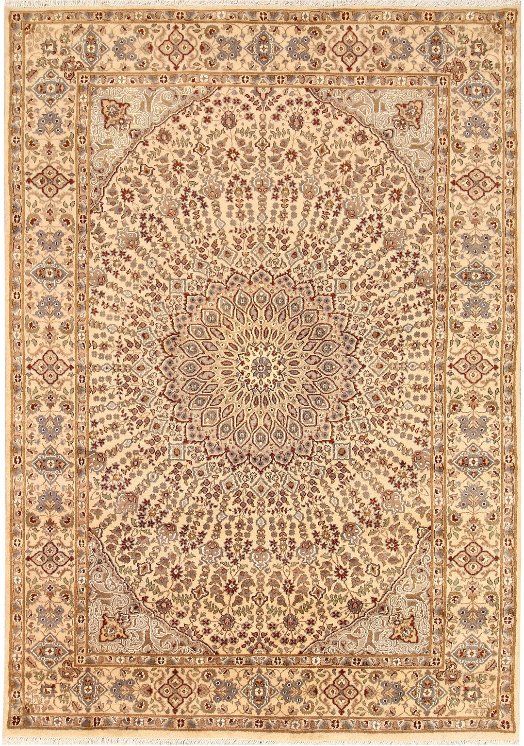 Blanched Almond Gombud 5' 6 x 8' - No. 68740 - ALRUG Rug Store