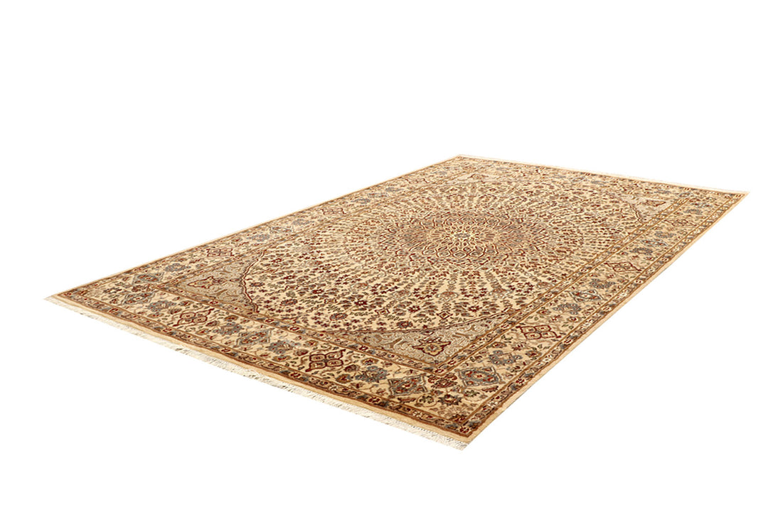 Blanched Almond Gombud 5' 6 x 8' 1 - No. 68744 - ALRUG Rug Store