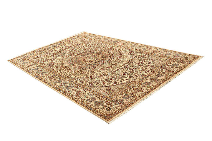 Blanched Almond Gombud 5' 6 x 8' 1 - No. 68744 - ALRUG Rug Store