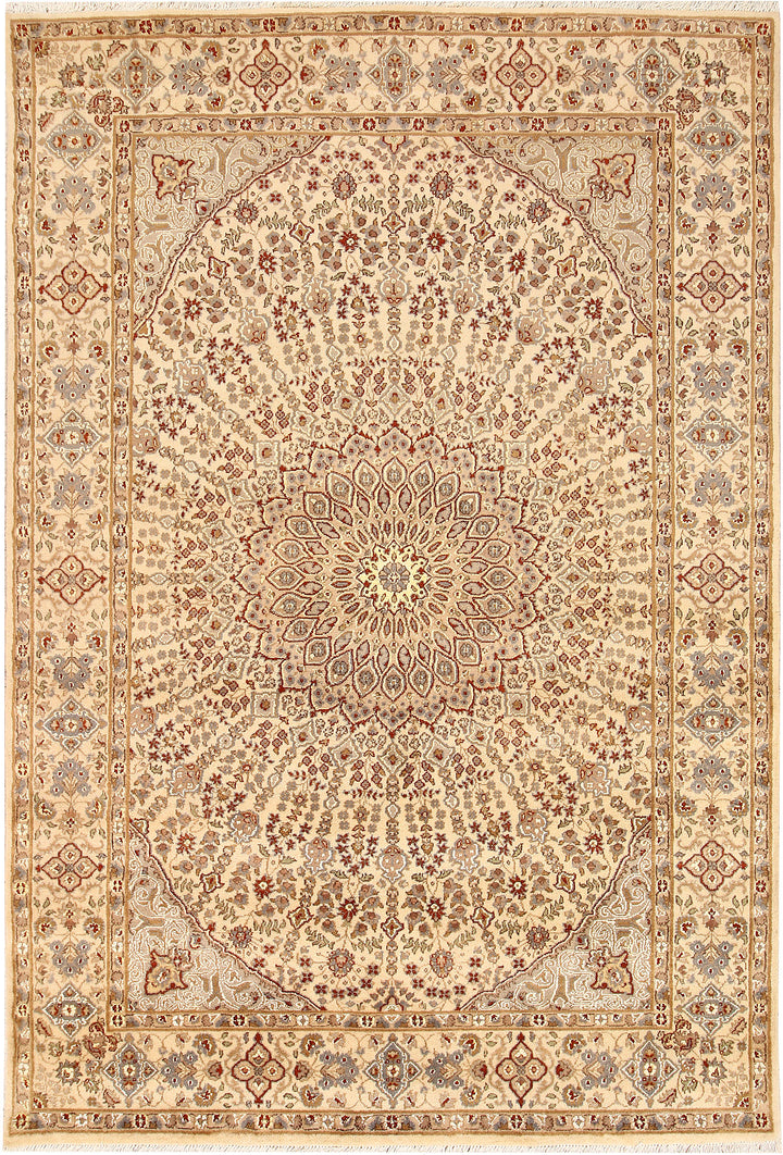 Blanched Almond Gombud 5' 6 x 8' 1 - No. 68744 - ALRUG Rug Store