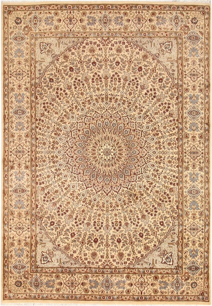 Blanched Almond Gombud 5' 7 x 8' 4 - No. 68746 - ALRUG Rug Store