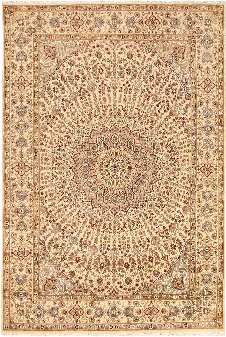 Blanched Almond Gombud 5' 6 x 8' 2 - No. 68748 - ALRUG Rug Store