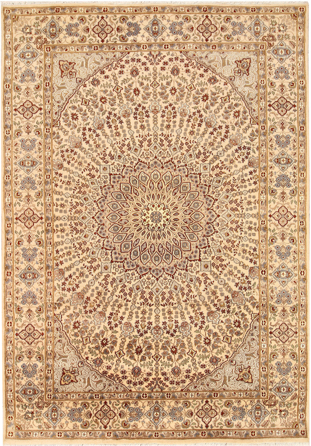 Blanched Almond Gombud 5' 6 x 8' - No. 68749 - ALRUG Rug Store