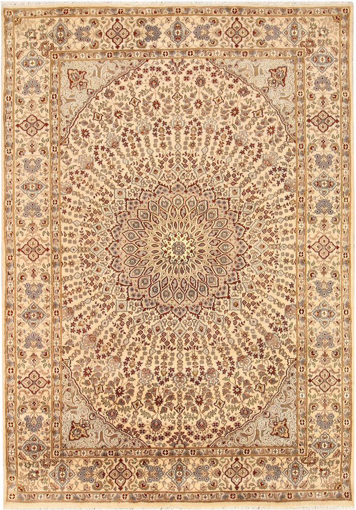 Blanched Almond Gombud 5' 6 x 8' - No. 68749 - ALRUG Rug Store