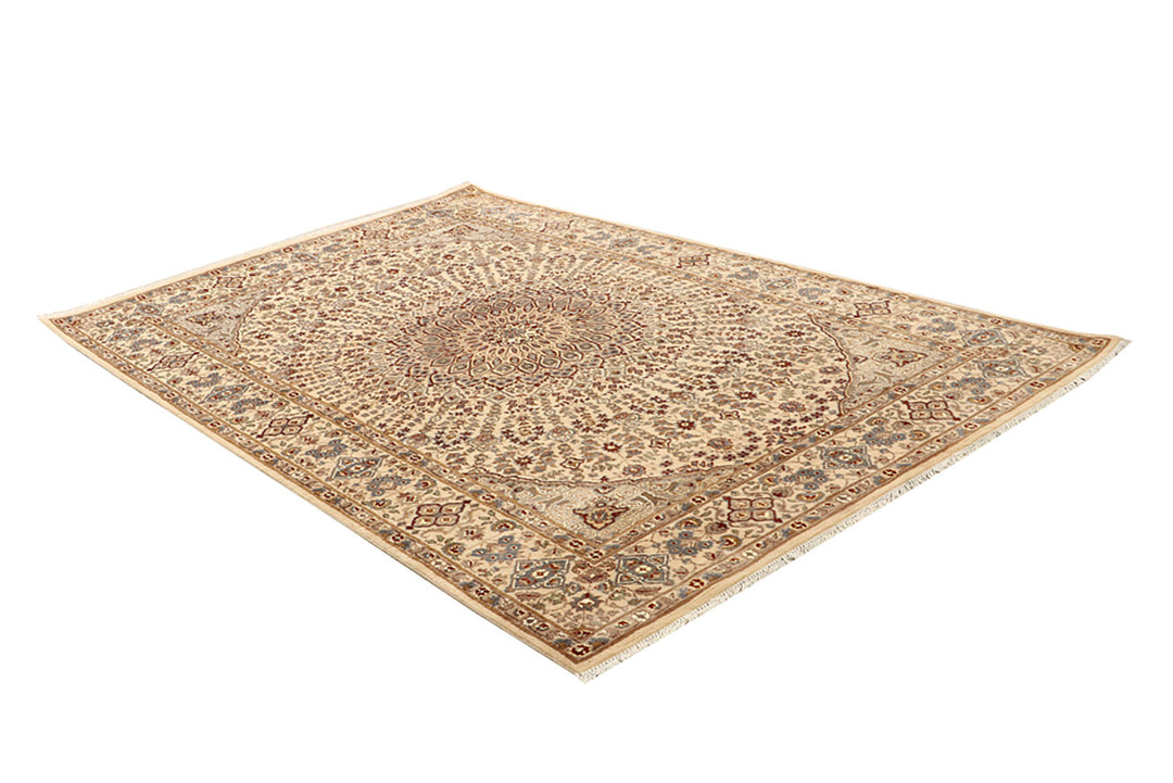 Blanched Almond Gombud 5' 5 x 7' 10 - No. 68750 - ALRUG Rug Store