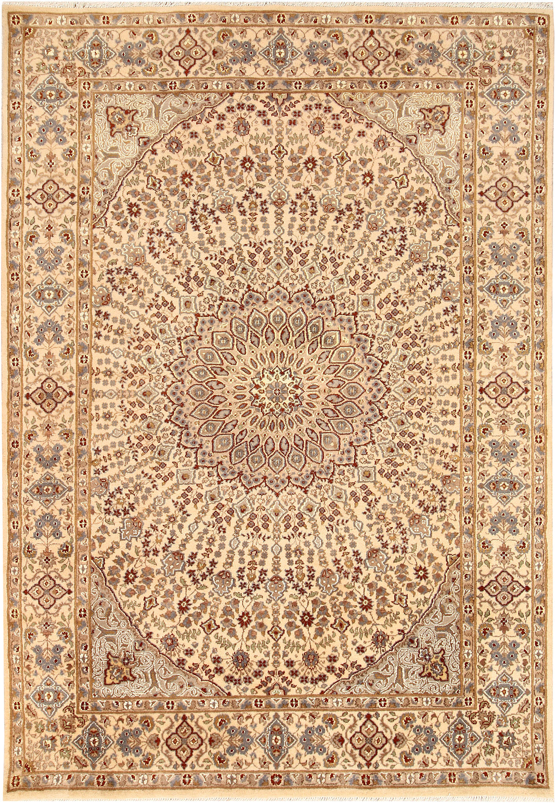 Blanched Almond Gombud 5' 5 x 7' 10 - No. 68750 - ALRUG Rug Store