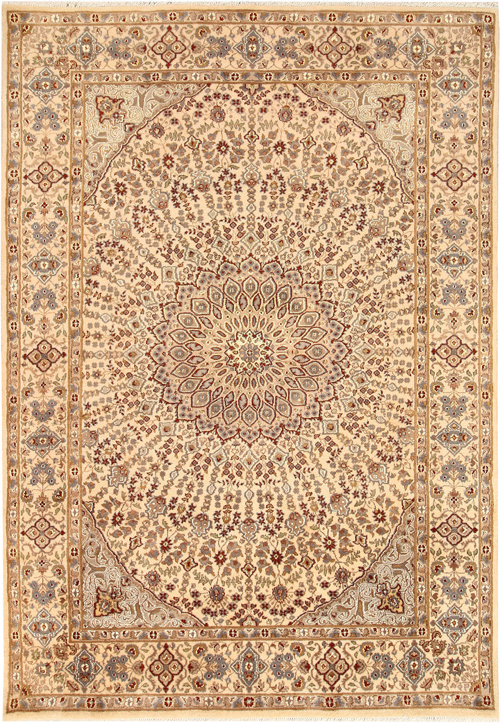 Blanched Almond Gombud 5' 5 x 7' 10 - No. 68750 - ALRUG Rug Store