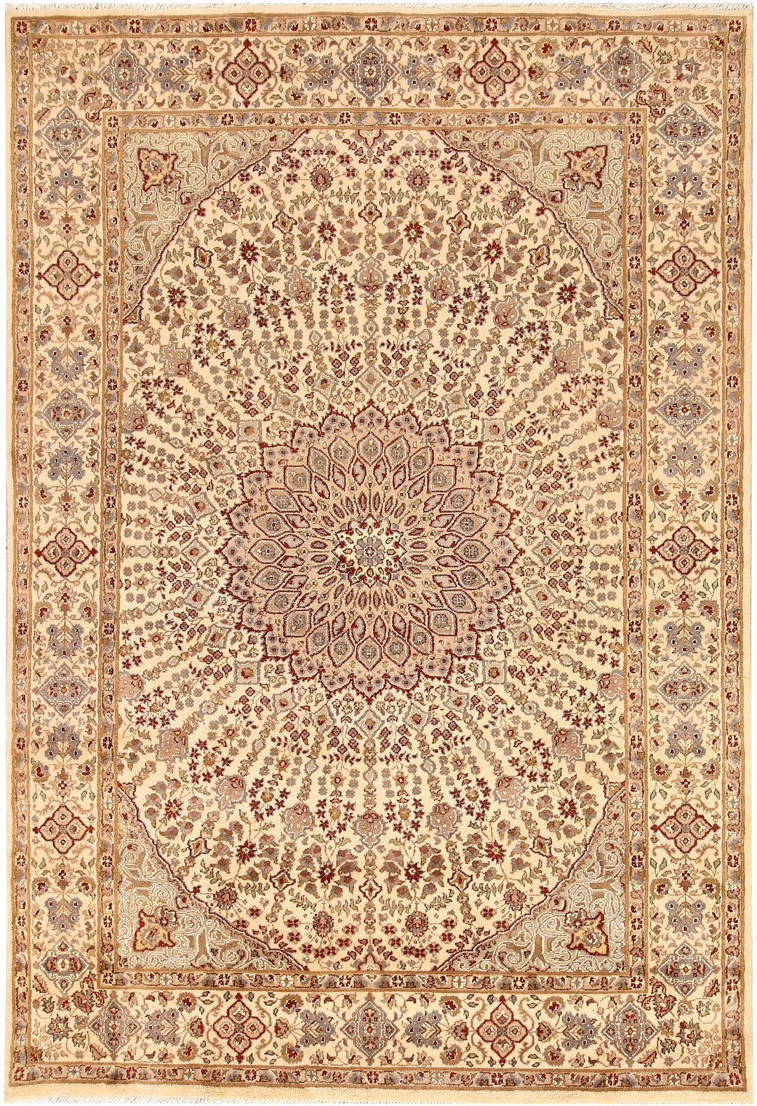 Blanched Almond Gombud 5' 6 x 8' - No. 68752 - ALRUG Rug Store