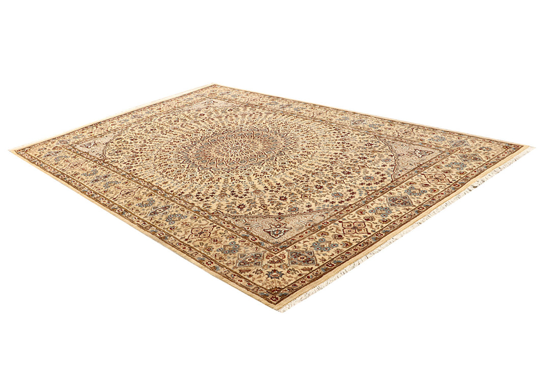 Blanched Almond Gombud 5' 7 x 8' 3 - No. 68753 - ALRUG Rug Store