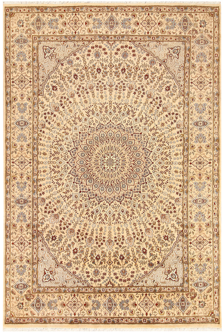 Blanched Almond Gombud 5' 7 x 8' 3 - No. 68753 - ALRUG Rug Store