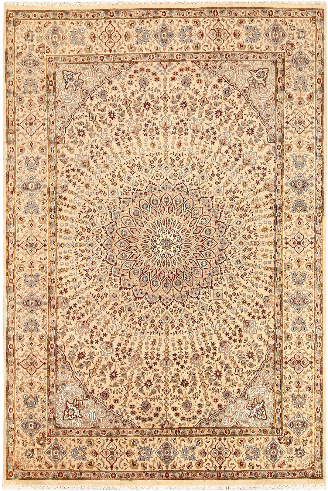 Blanched Almond Gombud 5' 7 x 8' 4 - No. 68754 - ALRUG Rug Store