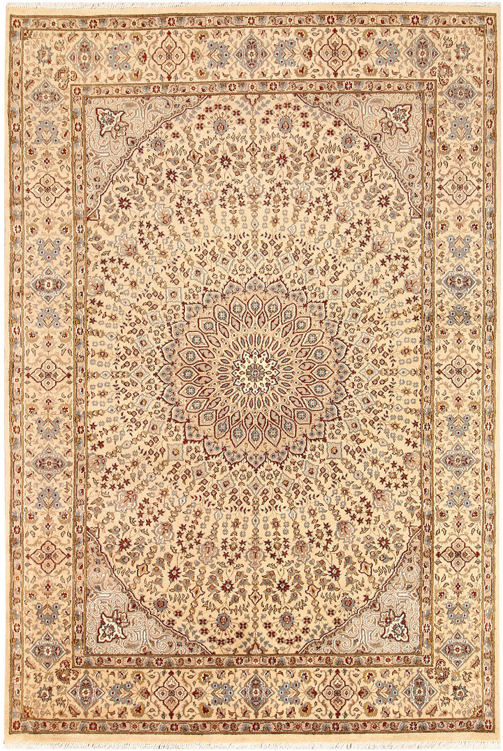 Blanched Almond Gombud 5' 7 x 8' 4 - No. 68754 - ALRUG Rug Store