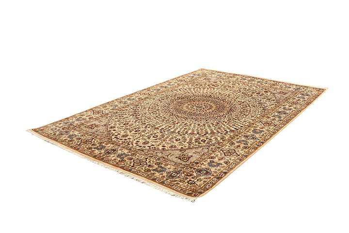 Blanched Almond Gombud 5' 7 x 7' 10 - No. 68755 - ALRUG Rug Store