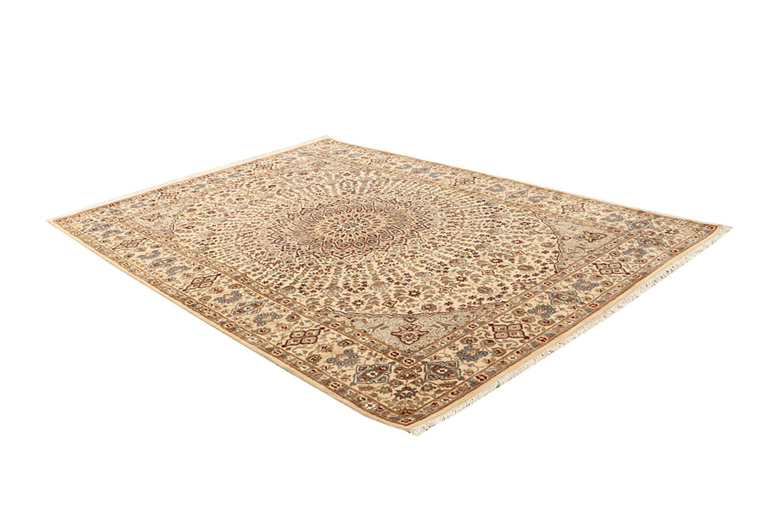 Blanched Almond Gombud 5' 7 x 7' 10 - No. 68755 - ALRUG Rug Store