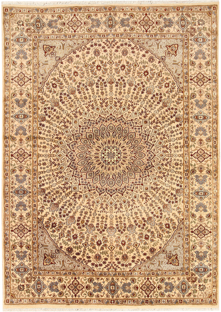 Blanched Almond Gombud 5' 7 x 7' 10 - No. 68755 - ALRUG Rug Store
