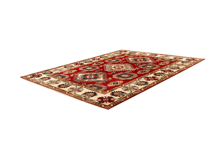 Firebrick Kazak 5' 6 x 7' 7 - No. 68760 - ALRUG Rug Store