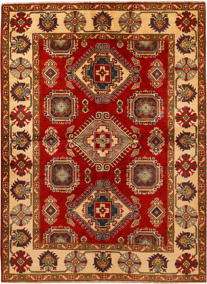 Firebrick Kazak 5' 6 x 7' 7 - No. 68760 - ALRUG Rug Store