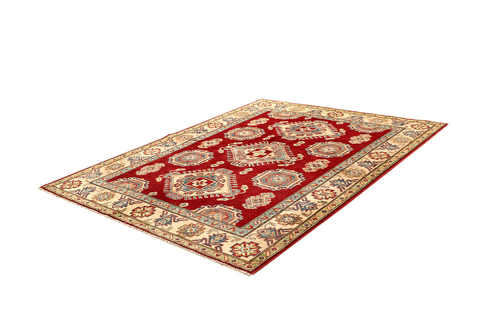 Firebrick Kazak 5' 1 x 6' 8 - No. 68763 - ALRUG Rug Store
