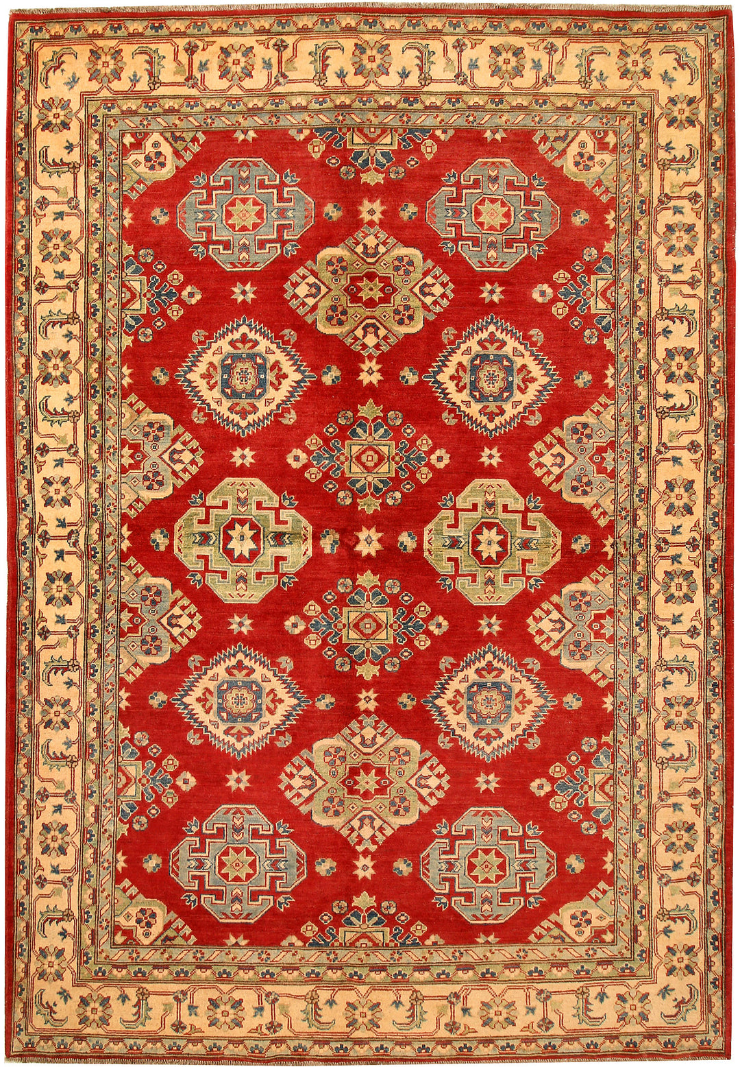 Firebrick Kazak 6' 6 x 9' 8 - No. 68768 - ALRUG Rug Store