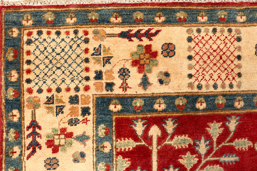 Firebrick Kazak 6' 4 x 10' 2 - No. 68790 - ALRUG Rug Store