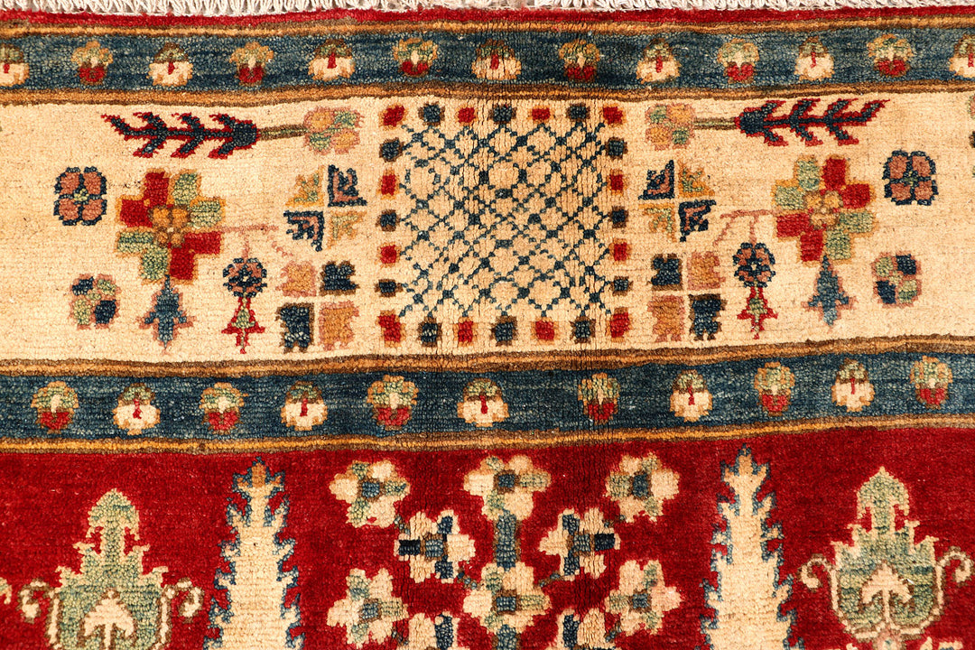 Firebrick Kazak 6' 4 x 10' 2 - No. 68790 - ALRUG Rug Store