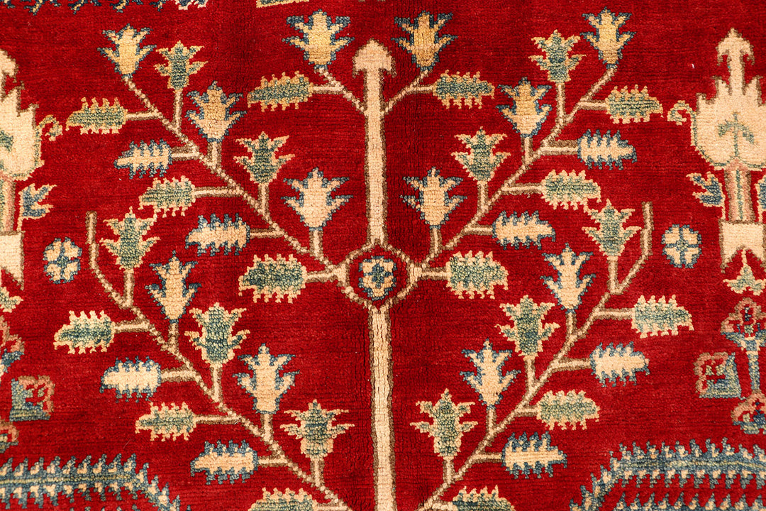 Firebrick Kazak 6' 4 x 10' 2 - No. 68790 - ALRUG Rug Store